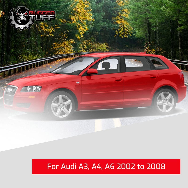 Rugged TUFF Driver Side Mirror Glass Replacement For 2002-2009 Audi A3 A4 A6 S4 S6 RS4 Quattro Left Door Mirrors exactafit 8015L - Image 5